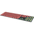Coral Diagonal Split Magic Keyboard with Numeric Keypad Skin