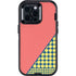 Coral Diagonal Split Otterbox Defender iPhone Skin