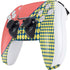 Coral Diagonal Split PS5 Controller Skin