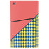 Coral Diagonal Split PS5 Slim Disk Console Skin
