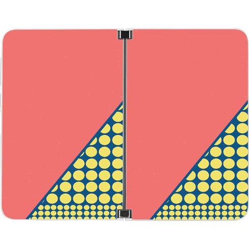 Coral Diagonal Split Surface Duo Skin