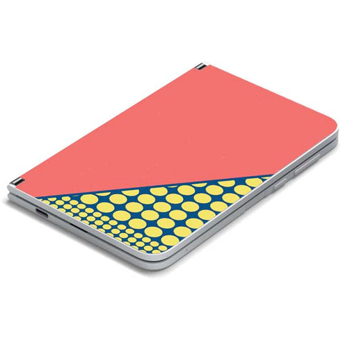 Coral Diagonal Split Surface Duo Skin