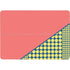 Coral Diagonal Split Surface Laptop Studio Skin