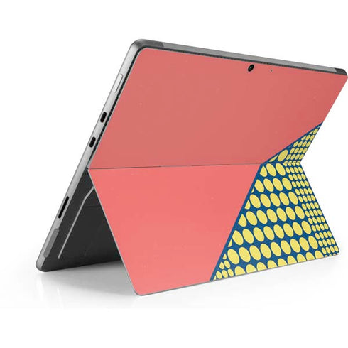 Coral Diagonal Split Surface Pro 9 Skin