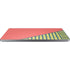 Coral Diagonal Split Universal Laptop 11in (8.8 x 6.2in) Skin