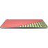 Coral Diagonal Split Universal Laptop 12in (9.8 x 6.8in) Skin