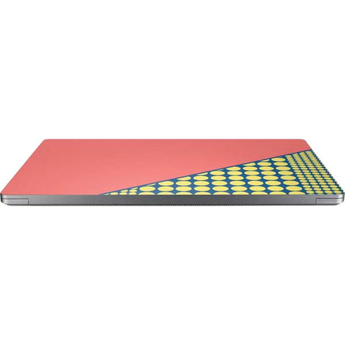 Coral Diagonal Split Universal Laptop 18in (14.6 x 10.6in) Skin