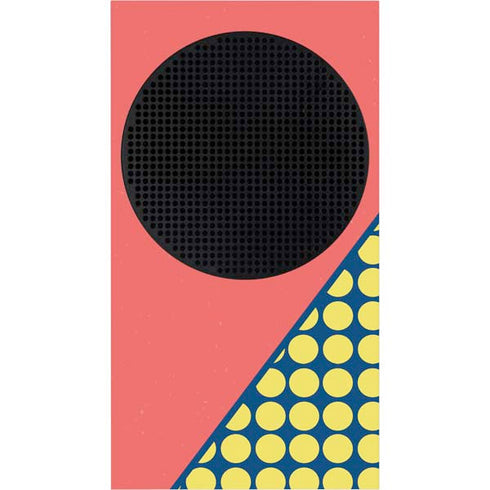 Coral Diagonal Split Xbox Series S Console Skin