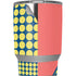 Coral Diagonal Split Yeti 20oz Tumbler Skin