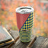Coral Diagonal Split Yeti 30oz Rambler Tumbler Skin