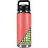 Coral Diagonal Split YETI Rambler 26oz Bottle Skin