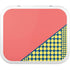 Coral Diagonal Split YETI Roadie 24 Hard Cooler Skin