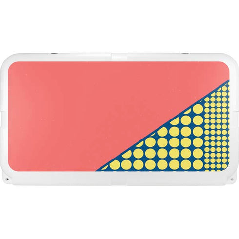 Coral Diagonal Split YETI Tundra 65 Hard Cooler Skin