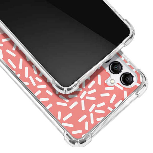 Coral Spring Sprinkles Galaxy A14 5G Clear Case