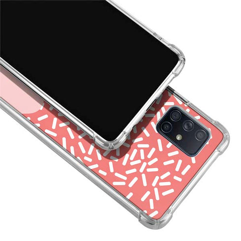Coral Spring Sprinkles Galaxy A51 5G Clear Case
