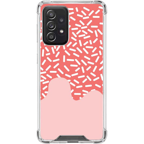 Coral Spring Sprinkles Galaxy A52 5G Clear Case