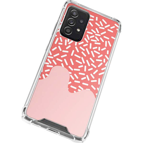 Coral Spring Sprinkles Galaxy A52 5G Clear Case