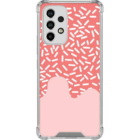 Coral Spring Sprinkles Galaxy A53 5G Clear Case