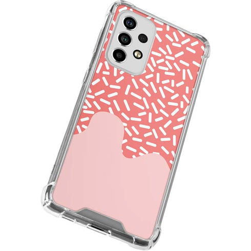 Coral Spring Sprinkles Galaxy A53 5G Clear Case