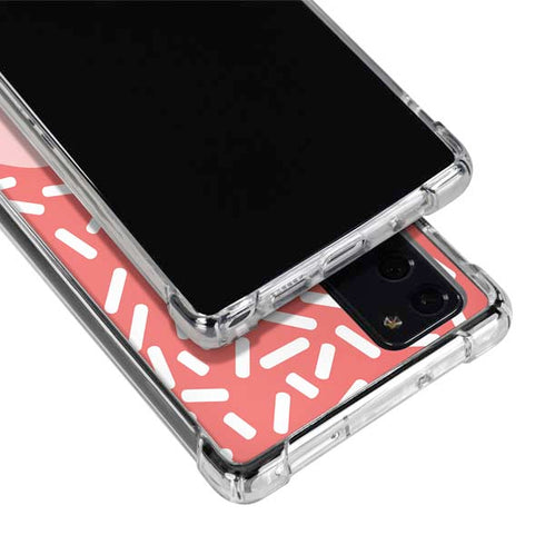 Coral Spring Sprinkles Galaxy Note20 5G Clear Case