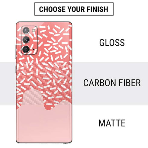 Coral Spring Sprinkles Galaxy Note20 5G Skin