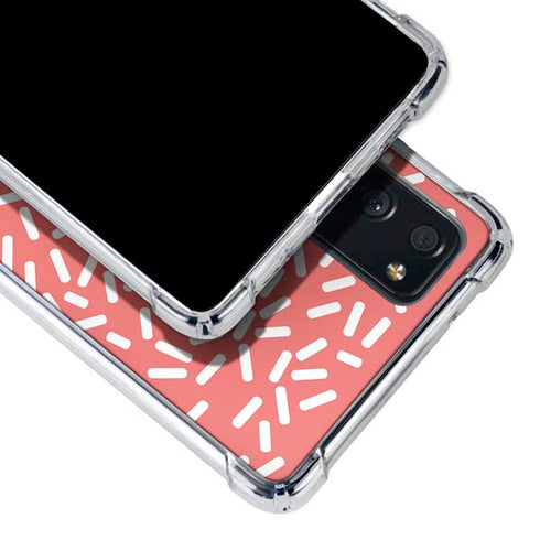 Coral Spring Sprinkles Galaxy S20 FE Clear Case