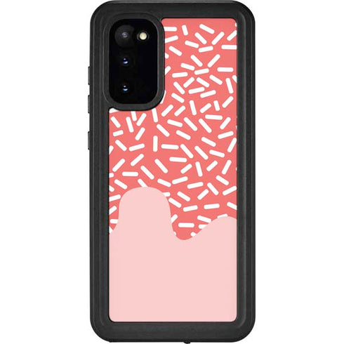 Coral Spring Sprinkles Galaxy S20 Waterproof Case