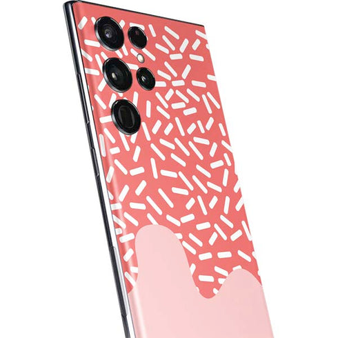 Coral Spring Sprinkles Galaxy S22 Ultra Skin