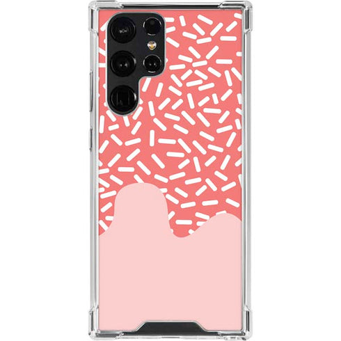 Coral Spring Sprinkles Galaxy S24 Ultra Clear Case