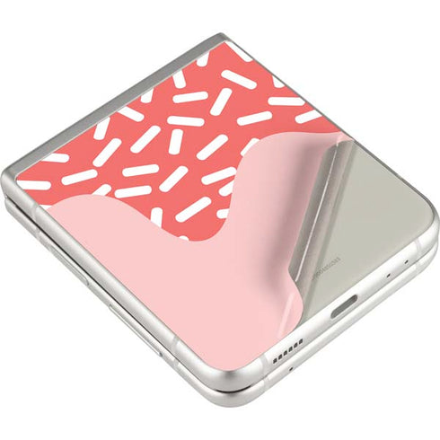 Coral Spring Sprinkles Galaxy Z Flip3 5G Skin