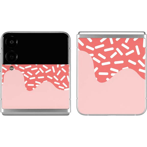 Coral Spring Sprinkles Galaxy Z Flip4 5G Skin