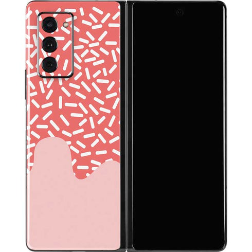 Coral Spring Sprinkles Galaxy Z Fold2 5G Skin