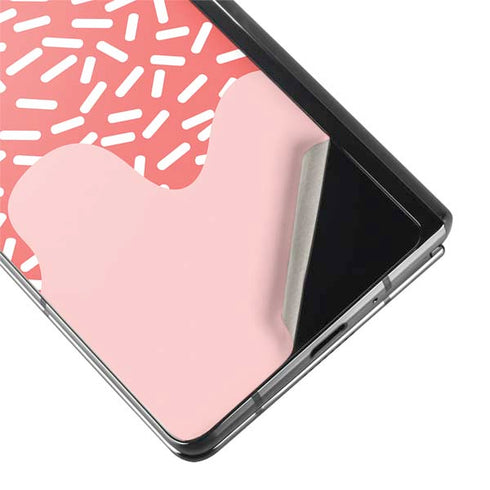 Coral Spring Sprinkles Galaxy Z Fold2 5G Skin