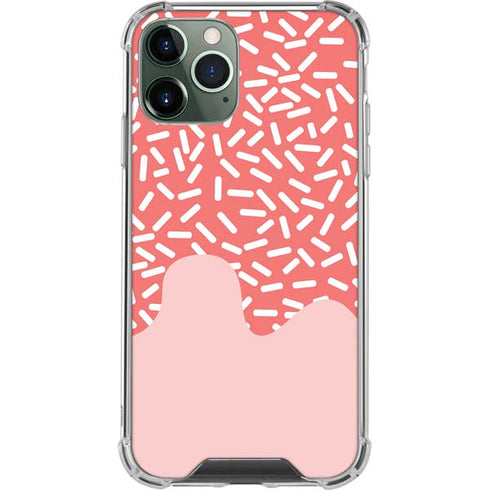 Coral Spring Sprinkles iPhone 11 Pro Max Clear Case