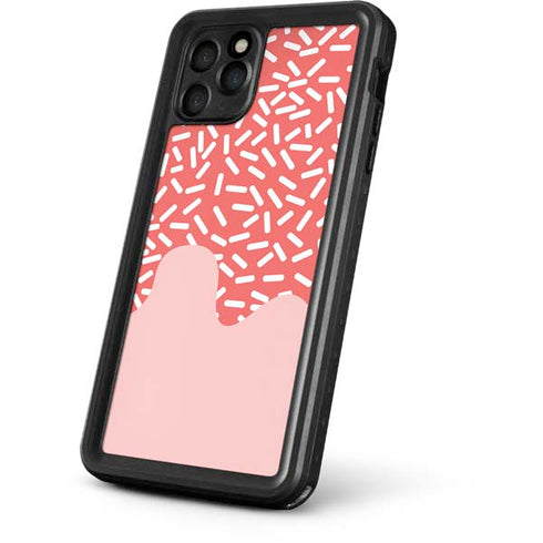 Coral Spring Sprinkles iPhone 11 Pro Waterproof Case
