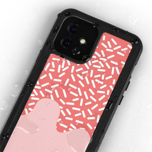 Coral Spring Sprinkles iPhone 12 Mini Waterproof Case