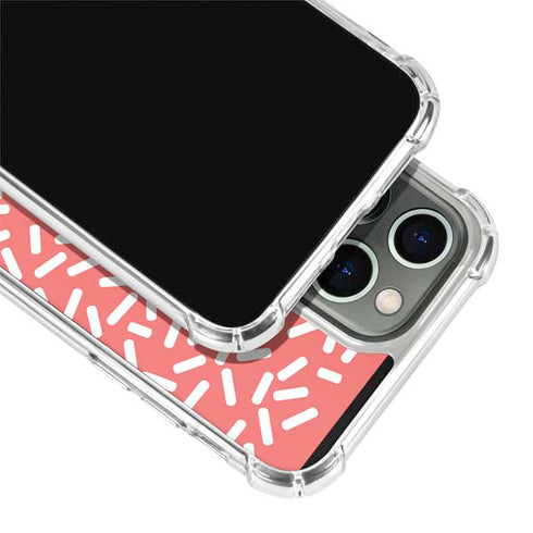 Coral Spring Sprinkles iPhone 13 Pro Max Clear Case