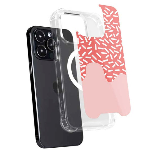 Coral Spring Sprinkles iPhone 13 Pro Max MagSafe Case
