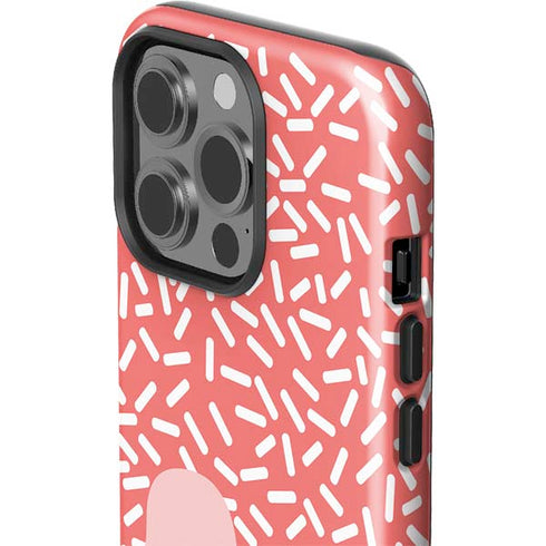 Coral Spring Sprinkles iPhone 15 Pro Impact Case