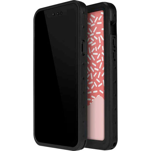 Coral Spring Sprinkles iPhone 14 Pro Waterproof Case