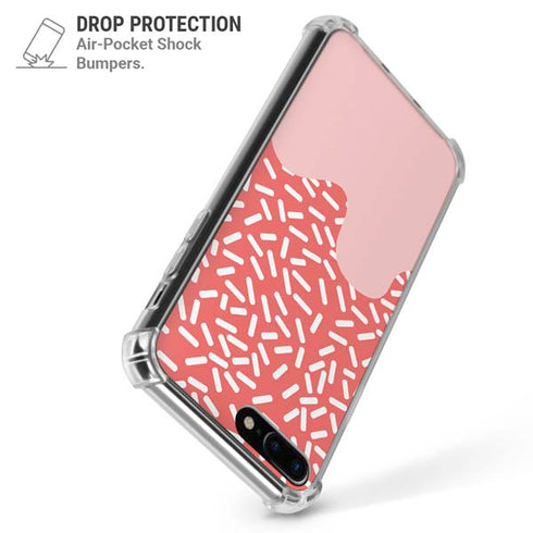 Coral Spring Sprinkles iPhone 7/8 Plus Clear Case