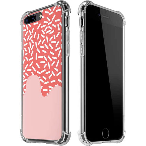 Coral Spring Sprinkles iPhone 7/8 Plus Clear Case