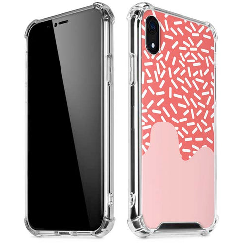 Coral Spring Sprinkles iPhone XR Clear Case