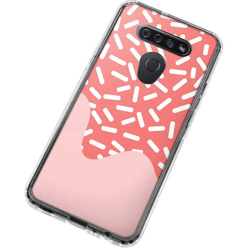Coral Spring Sprinkles LG K51/Q51 Clear Case