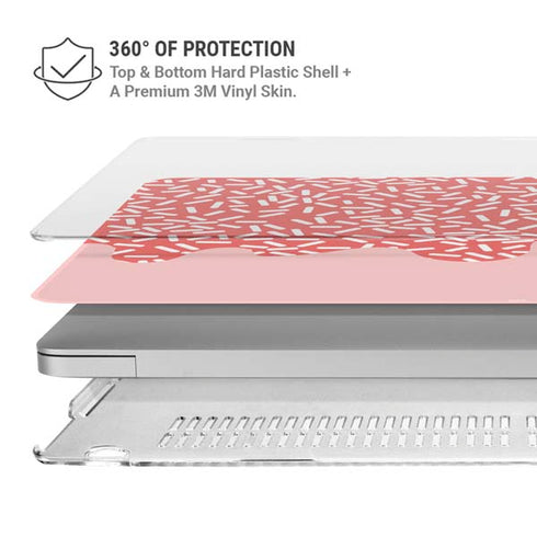 Coral Spring Sprinkles MacBook Pro 13in (2020) Case plus Skin
