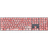 Coral Spring Sprinkles Magic Keyboard with Numeric Keypad Skin