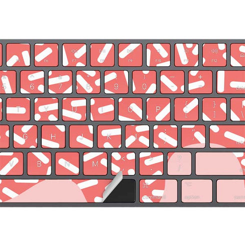 Coral Spring Sprinkles Magic Keyboard with Numeric Keypad Skin