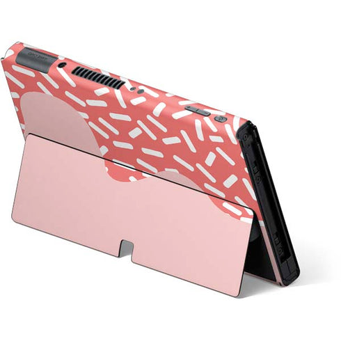 Coral Spring Sprinkles Nintendo Switch OLED (2021) Skin