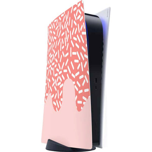 Coral Spring Sprinkles PS5 Digital Edition Console Skin