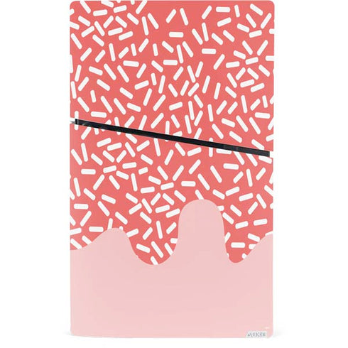 Coral Spring Sprinkles PS5 Slim Digital Edition Console Skin